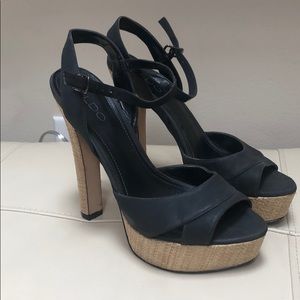 ALDO ankle strap heels